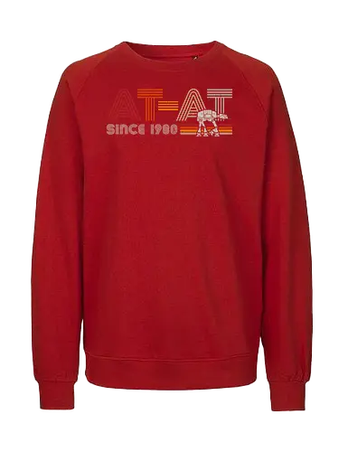 AT-AT since 1980 - retro, vintage, at at, galaxy, stars, movies - Fairtrade Sweatshirt