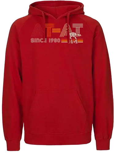 AT-AT since 1980 - retro, vintage, at at, galaxy, stars, movies - Fairtrade Hoodie