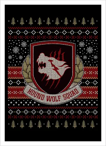 Hound Wolf Squad Christmas