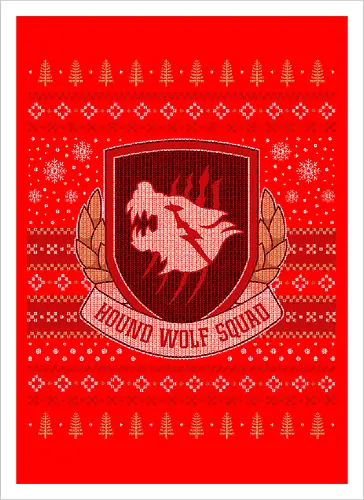 Hound Wolf Squad Christmas