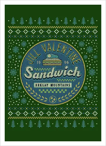 Jill Valentine Sandwich Christmas