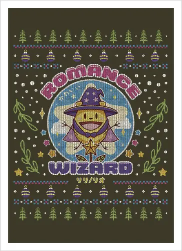 Romance Wizard Ugly Sweater