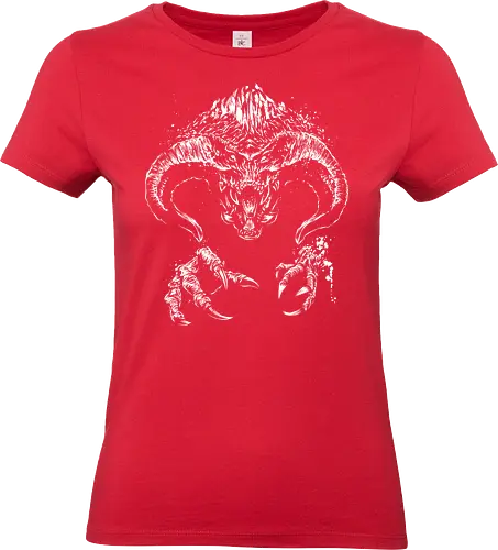 Demon behind the shadow - the lord of the ring, balrog, monsters, magic, Wizard - Standard T-Shirt (Frauen)