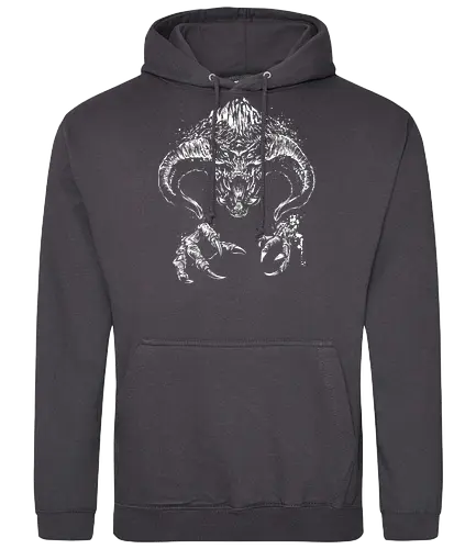 Demon behind the shadow - the lord of the ring, balrog, monsters, magic, Wizard - Standard Hoodie