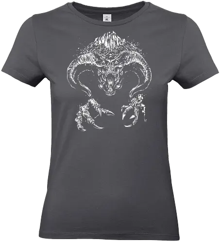 Demon behind the shadow - the lord of the ring, balrog, monsters, magic, Wizard - Standard T-Shirt (Frauen)