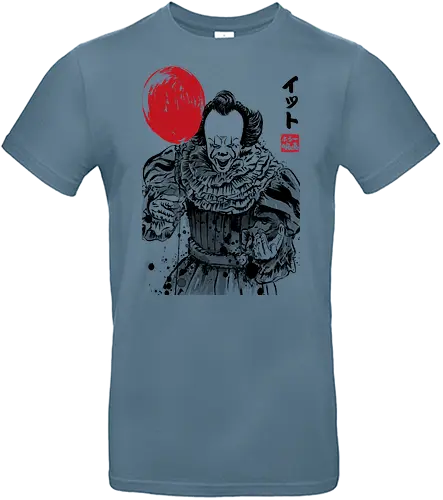 Derry killer sumi e - it, Clown, halloween, terror movies, japanese art - Standard T-Shirt