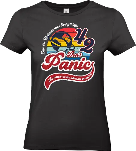 Dont panic - fallout, galaxy, vault, series, game, nuka - Standard T-Shirt (Frauen)