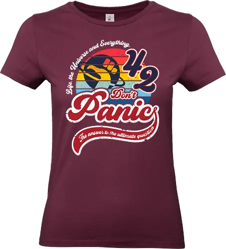 Dont panic - fallout, galaxy, vault, series, game, nuka - Standard T-Shirt (Frauen)