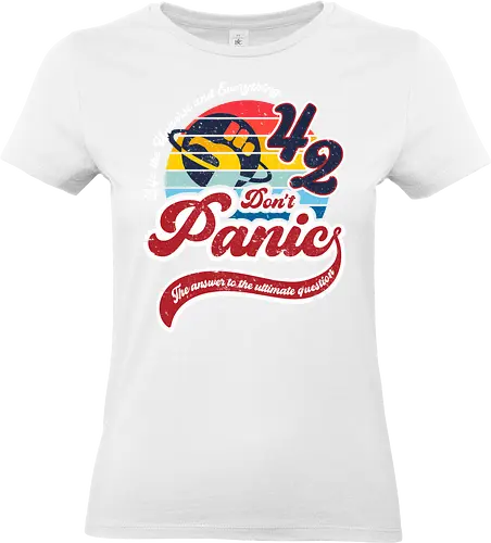 Dont panic - fallout, galaxy, vault, series, game, nuka - Standard T-Shirt (Frauen)