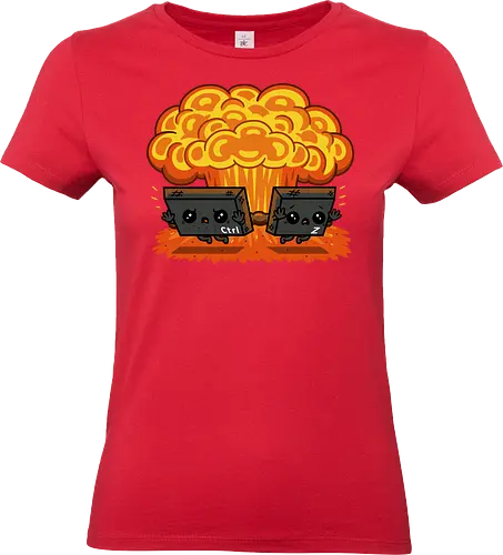 Ctrl Z Mission! - ctrl-z, funny, computer, keyboard, geek, nerd, programmer, engineer - Standard T-Shirt (Frauen)