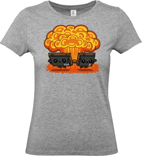 Ctrl Z Mission! - ctrl-z, funny, computer, keyboard, geek, nerd, programmer, engineer - Standard T-Shirt (Frauen)