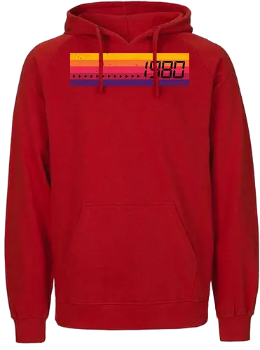 80s Stripes - 1980s, 80s, stripes, vintage, retro, retro stripes, retrowave, vaporwave, vhs - Fairtrade Hoodie