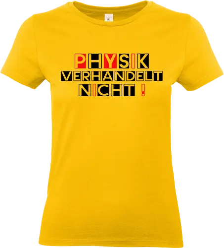 Physik verhandelt nicht