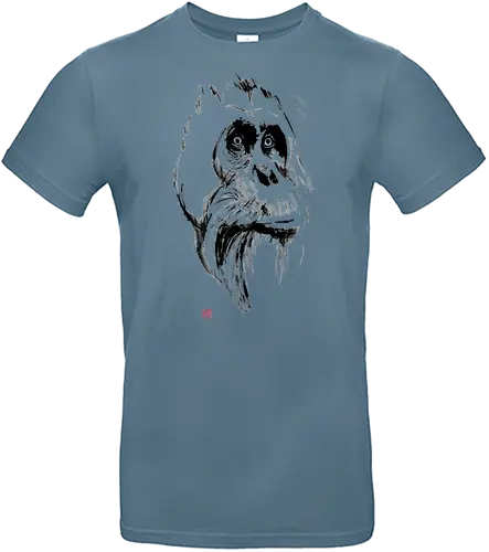 orangutan - samurai, sumie, japan - Standard T-Shirt