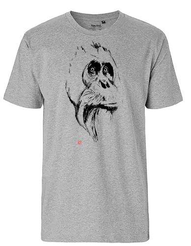 orangutan - samurai, sumie, japan - Fairtrade T-Shirt