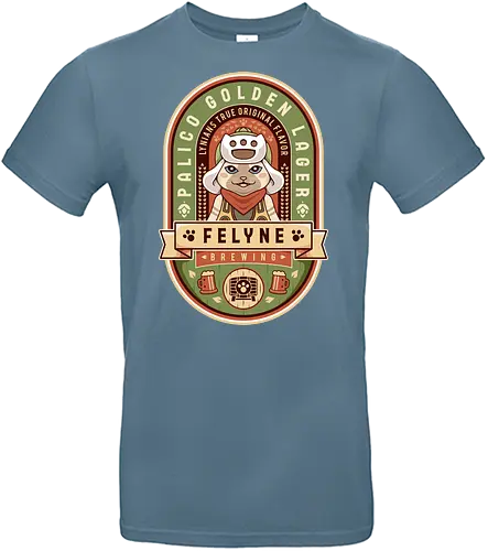 Palico Golden Lager - monster, beer, hunting, gamer, gaming, video games, iceborne, wyvern, felyne, pickle, hunter monster world, game, gamer, gaming, video games, hunter, monster rise, monster wilds - Standard T-Shirt