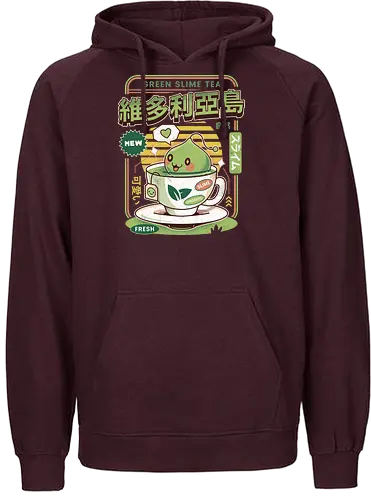 Ramuramu Valley Green Tea - maplestory, green tea, pink bean, maplestory 2, maple story, slime, yeti, mushroom, kawaii, anime, chibi, nostalgia, video game, gaming, gamer, zakum helm, story, orange mushroom, ragnarok online - Fairtrade Hoodie