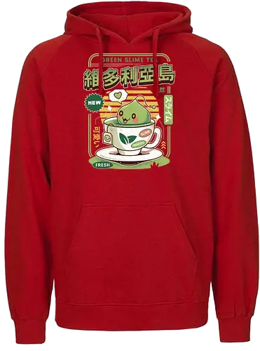 Ramuramu Valley Green Tea - maplestory, green tea, pink bean, maplestory 2, maple story, slime, yeti, mushroom, kawaii, anime, chibi, nostalgia, video game, gaming, gamer, zakum helm, story, orange mushroom, ragnarok online - Fairtrade Hoodie
