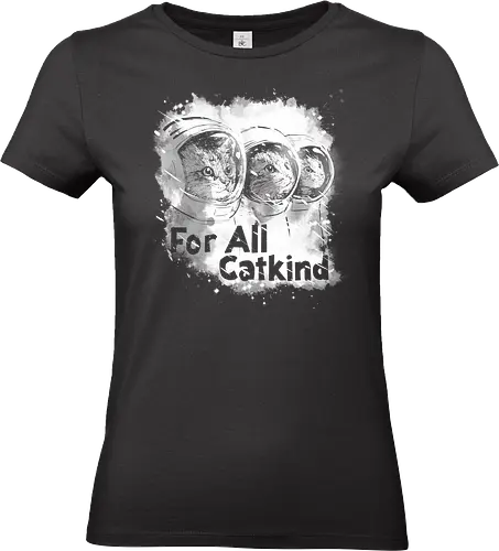 For all catkind - cays, cats lovers, cute, scifi, tv show mash up, memes, fun, funny - Standard T-Shirt (Frauen)