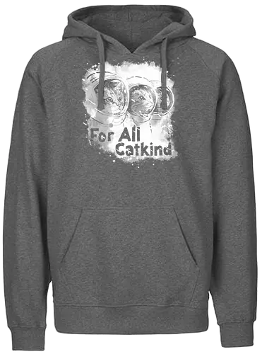 For all catkind - cays, cats lovers, cute, scifi, tv show mash up, memes, fun, funny - Fairtrade Hoodie