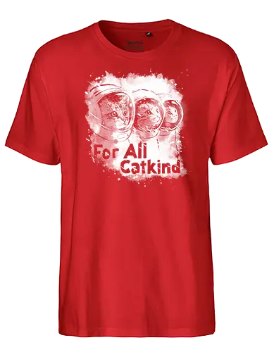 For all catkind - cays, cats lovers, cute, scifi, tv show mash up, memes, fun, funny - Fairtrade T-Shirt