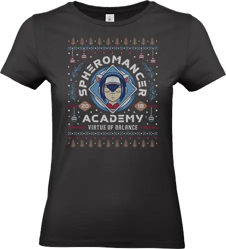True Spheromancer Ugly Sweater - cross, lea, ugly christmas sweater, gaming, gamer, video game, indie game, rpg, action rpg, spheromancer, rookie harbor, jrpg, geek, nerd, xmas - Standard T-Shirt (Frauen)