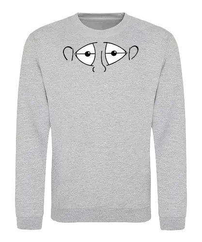Augen (gefüllt) - Augen, Comic, Comic Style, Comic Stil, Zeichnung - Sweatshirt