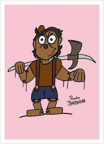 Pinocchio Barbarian (bunt)