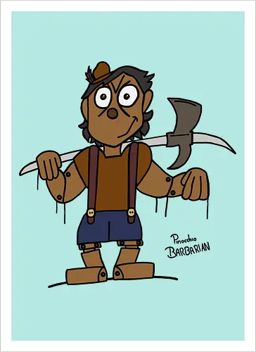 Pinocchio Barbarian (bunt)