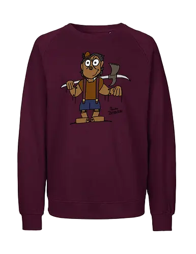 Pinocchio Barbarian (bunt) - comic, comics, comic style, comic stil, Pen and Paper, dungeons, dragons, pinocchio, barbarian, märchen - Fairtrade Sweatshirt