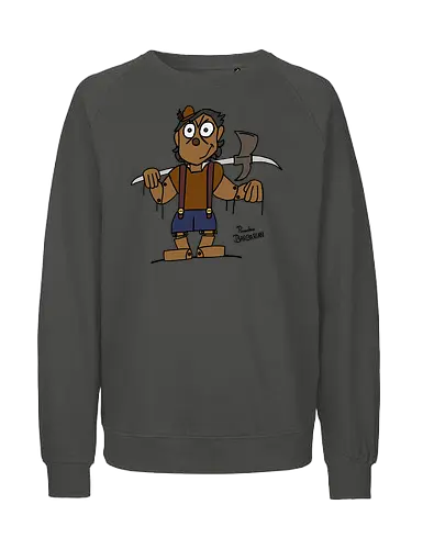 Pinocchio Barbarian (bunt) - comic, comics, comic style, comic stil, Pen and Paper, dungeons, dragons, pinocchio, barbarian, märchen - Fairtrade Sweatshirt