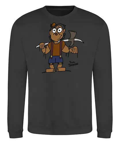 Pinocchio Barbarian (bunt) - comic, comics, comic style, comic stil, Pen and Paper, dungeons, dragons, pinocchio, barbarian, märchen - Sweatshirt