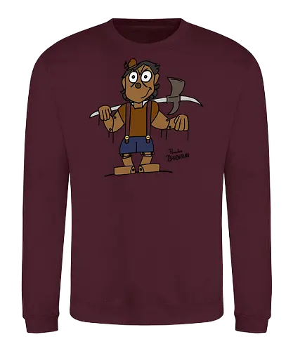 Pinocchio Barbarian (bunt) - comic, comics, comic style, comic stil, Pen and Paper, dungeons, dragons, pinocchio, barbarian, märchen - Sweatshirt