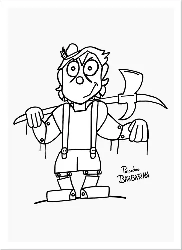 Pinocchio Barbarian