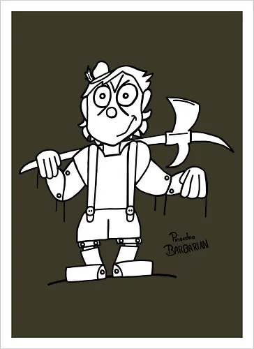 Pinocchio Barbarian