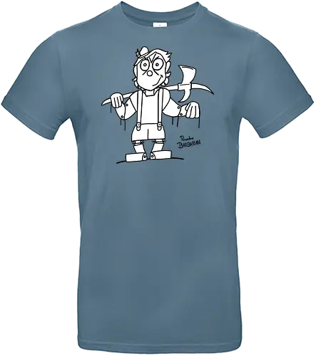 Pinocchio Barbarian - comic, comics, comic style, comic stil, Pen and Paper, dungeons, dragons, pinocchio, barbarian, märchen - Standard T-Shirt