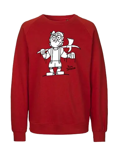Pinocchio Barbarian - comic, comics, comic style, comic stil, Pen and Paper, dungeons, dragons, pinocchio, barbarian, märchen - Fairtrade Sweatshirt