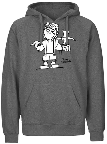 Pinocchio Barbarian - comic, comics, comic style, comic stil, Pen and Paper, dungeons, dragons, pinocchio, barbarian, märchen - Fairtrade Hoodie