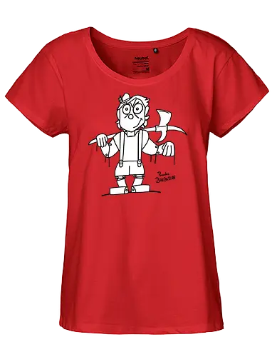 Pinocchio Barbarian - comic, comics, comic style, comic stil, Pen and Paper, dungeons, dragons, pinocchio, barbarian, märchen - Fairtrade Girl Shirt