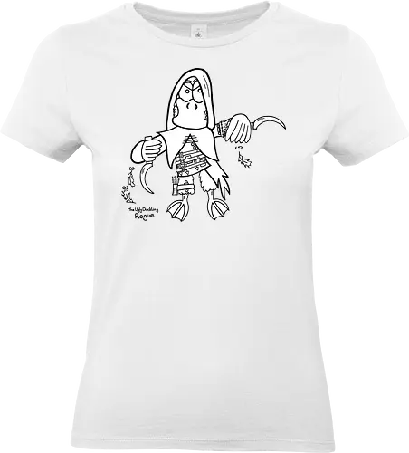 The Ugly Duckling - comic, comics, comic style, comic stil, Pen and Paper, dungeons, dragons, ugly duckling, rogue, märchen - Standard T-Shirt (Frauen)