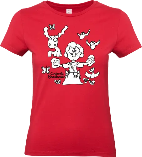 Cinderella Beastmaster - comic, comics, comic style, comic stil, Pen and Paper, dungeons, dragons, aschenputtel, cinderella, beastmaster - Standard T-Shirt (Frauen)