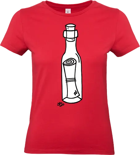 Flaschenpost (weiß) - Standard T-Shirt (Frauen)