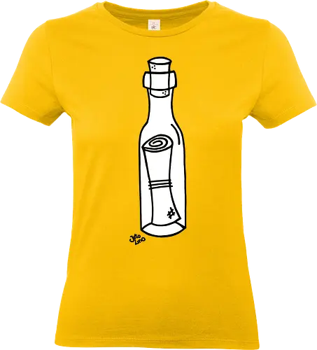Flaschenpost (weiß) - Standard T-Shirt (Frauen)