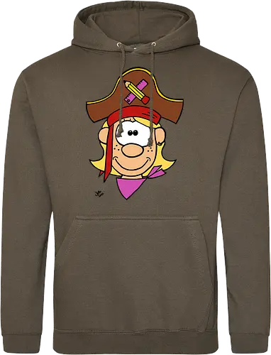 Schulpiratin (bunt)
