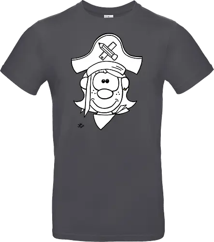 Schulpiratin (gold)
