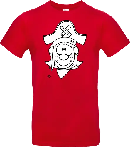 Schulpiratin (gold)