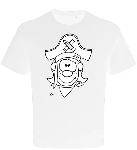 Schulpiratin (gold)