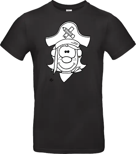 Schulpiratin (gold)