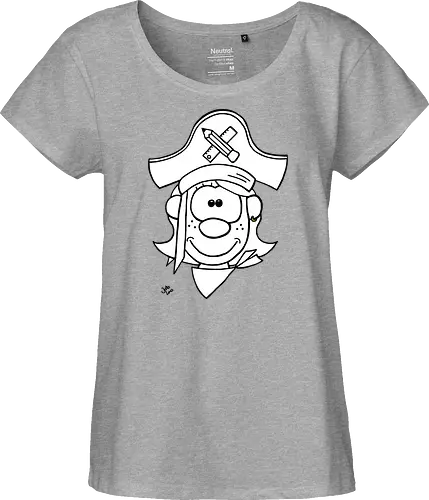 Schulpiratin (gold)