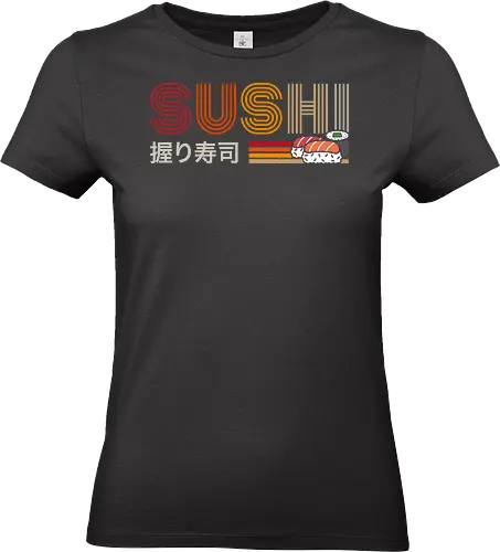 Ramen sushi - ramen, sushi, retro, vintage, japan - Standard T-Shirt (Frauen)